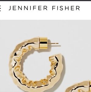 Jennifer Fisher Hoop Earrings 14kt Gold 925 Maeve Huggies